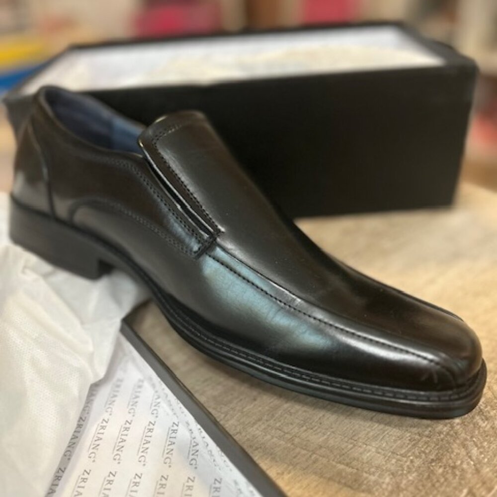 New ZRIANG Men's Black Loafer Slip On Size 13